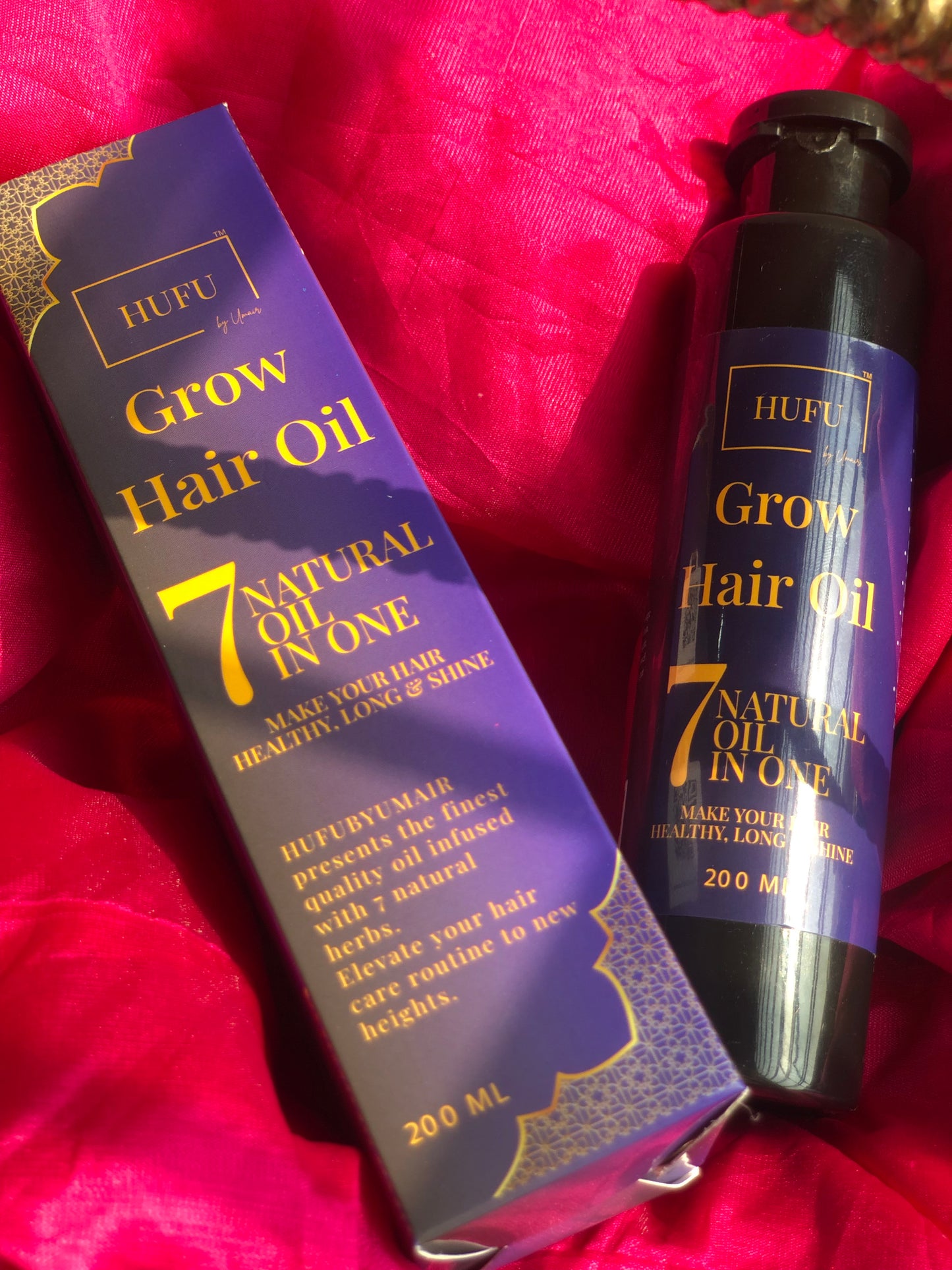 Grow Hair Oil | 7 Natural Oil In One | 99.99% Original | With Best Smell